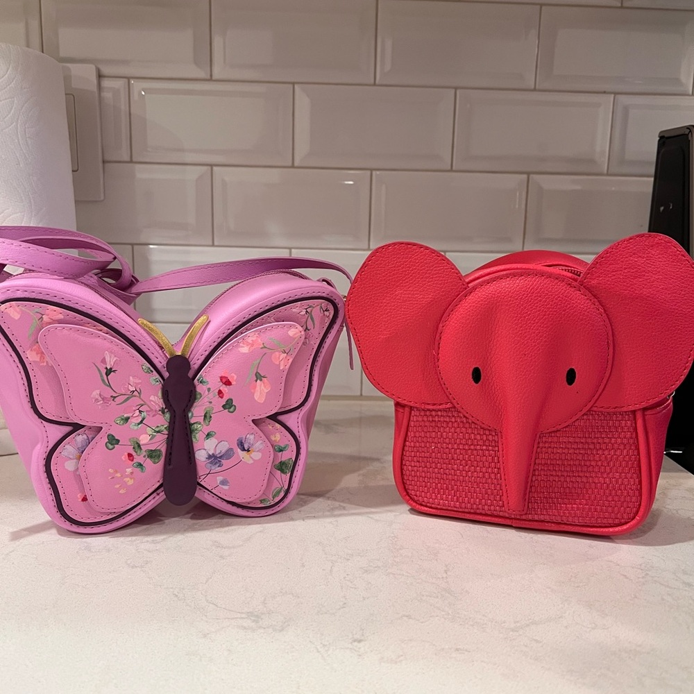Bath & Body Works Pink and Red Crossbody Bags